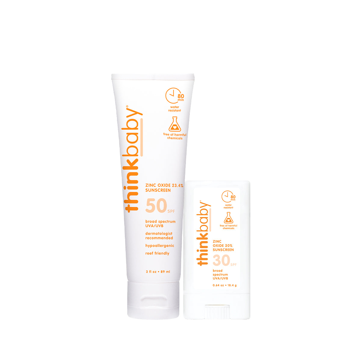 be the sun ドギョム ThinkSun | Thinkbaby Sunscreen Duo - Travel Size