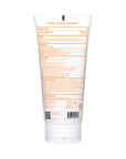 The back of a Thinkbaby Safe Sunscreen SPF 50+ (6oz) - Family Size tube displaying drug facts, active ingredients, purpose, and directions for use.