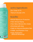 ThinkSport Kids SPF 50 All Sheer Mineral Sunscreen Spray
