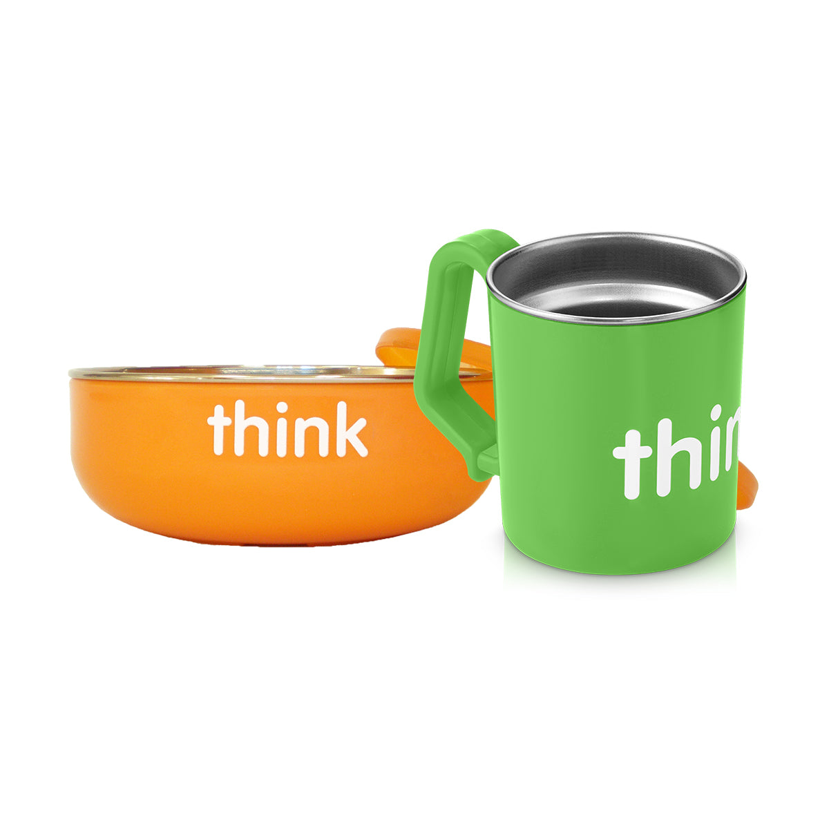 BPA Free Think Cup - Lt. Green and BPA Free Baby Bowl