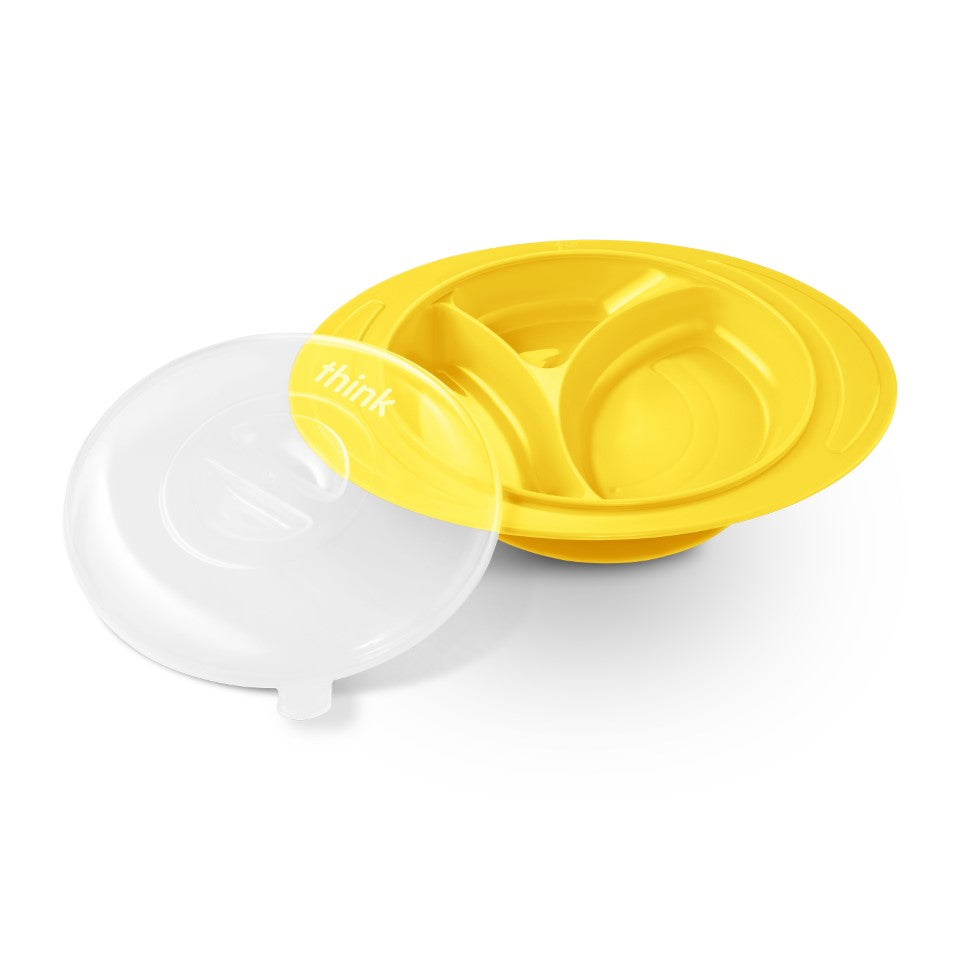 ThinkSaucer Suction Plate - Lt. Yellow