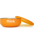 BPA Free Think Cup - Lt. Green and BPA Free Baby Bowl - Orange