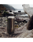 Thinksport Insulated Sports Bottle - 17oz (500ml) - Natural Silver