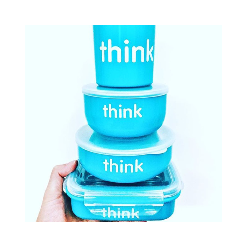 The Complete BPA Free Feeding Set - Lt. Blue