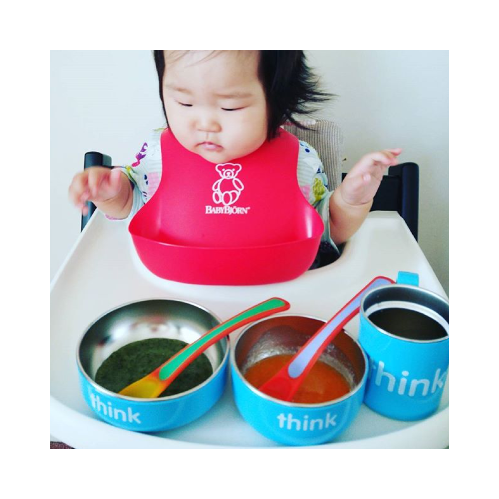 The Complete BPA Free Feeding Set - Lt. Blue