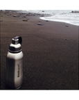 Thinksport Insulated Sports Bottle - 17oz (500ml) - Natural Silver