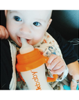 Converts Baby Bottle to Sippy Cup - Orange