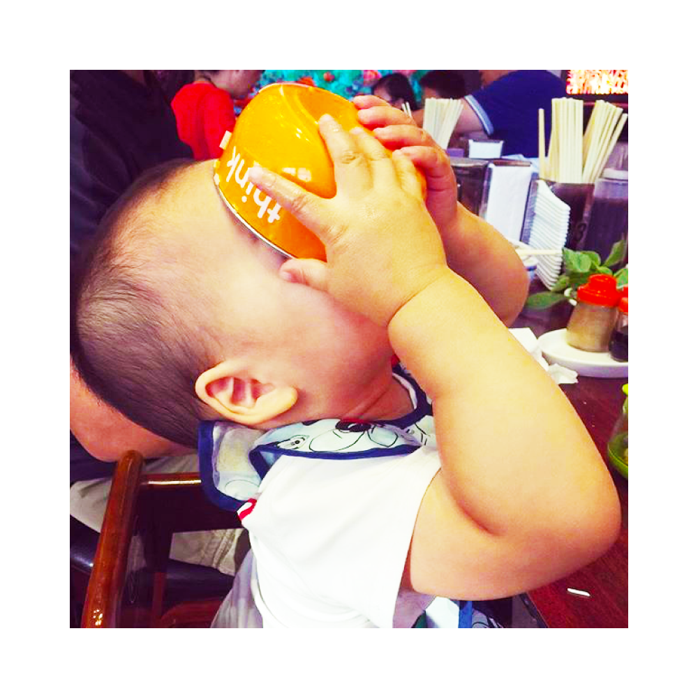 BPA Free Baby Bowl - Orange