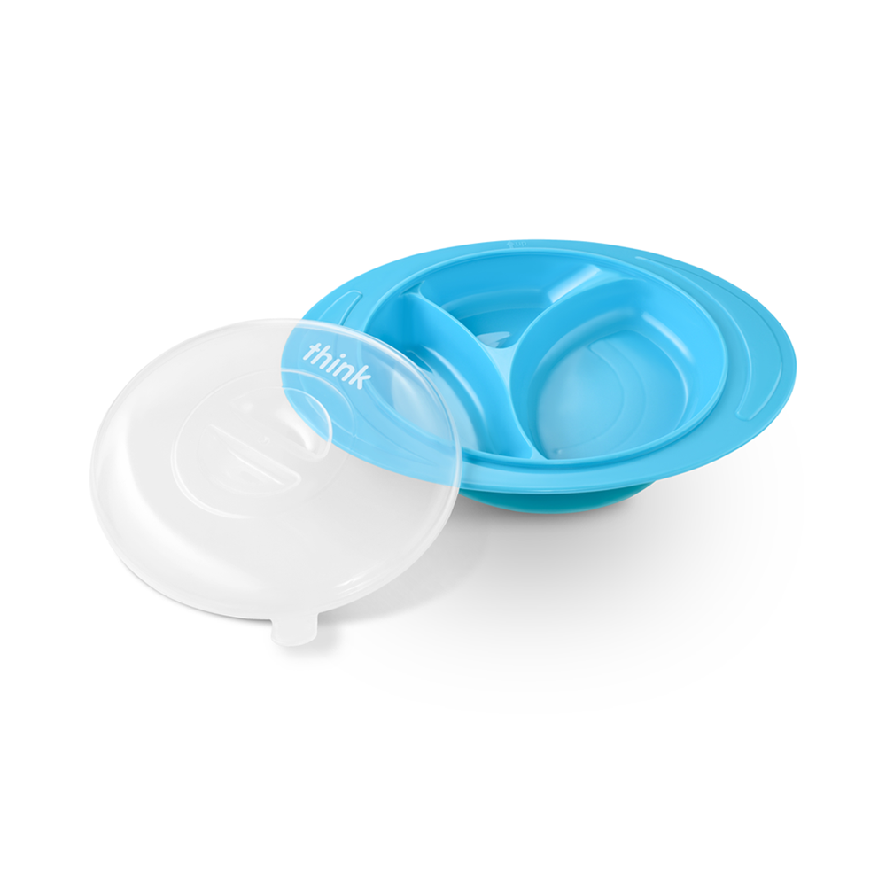 ThinkSaucer Suction Plate - Lt. Blue