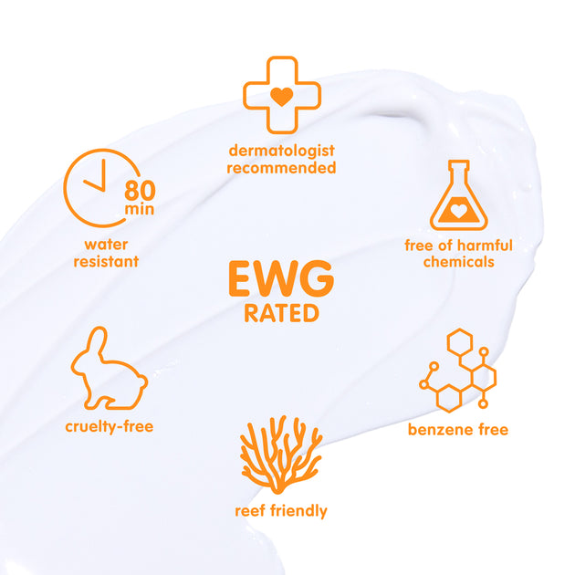 Thinksport Kids Safe Sunscreen SPF 50+ (3oz) Reef Safe & EWG Rated 1