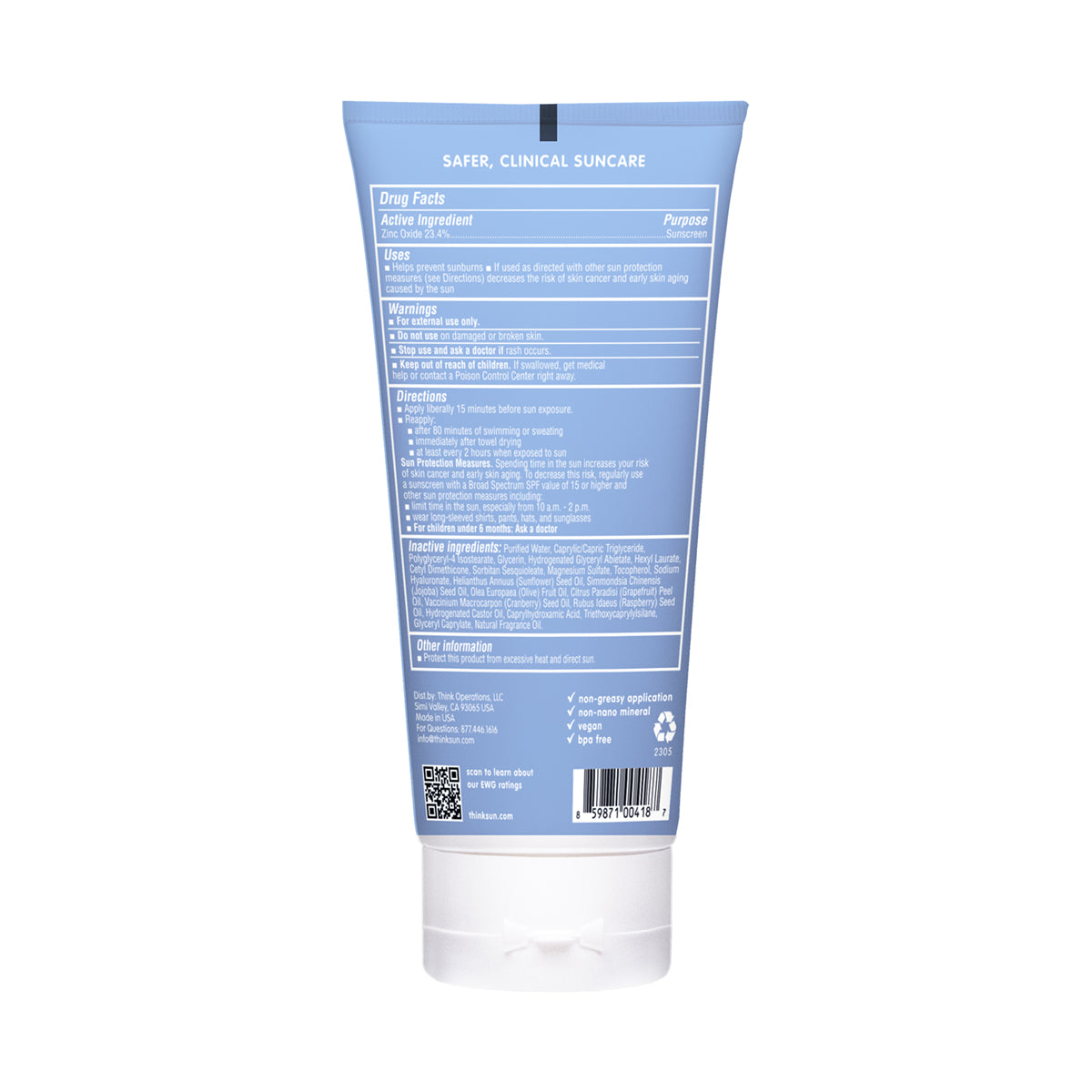 THINK Sport - Sunscreen lotion SPF50 Family Size THINK Sport - Sunscreen lotion SPF50 Family Size