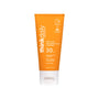 Front view of ThinkDaily Tinted Face 30 SPF Sunscreen tube, highlighting broad-spectrum UV protection, dermatologist recommended, and reef-friendly formula