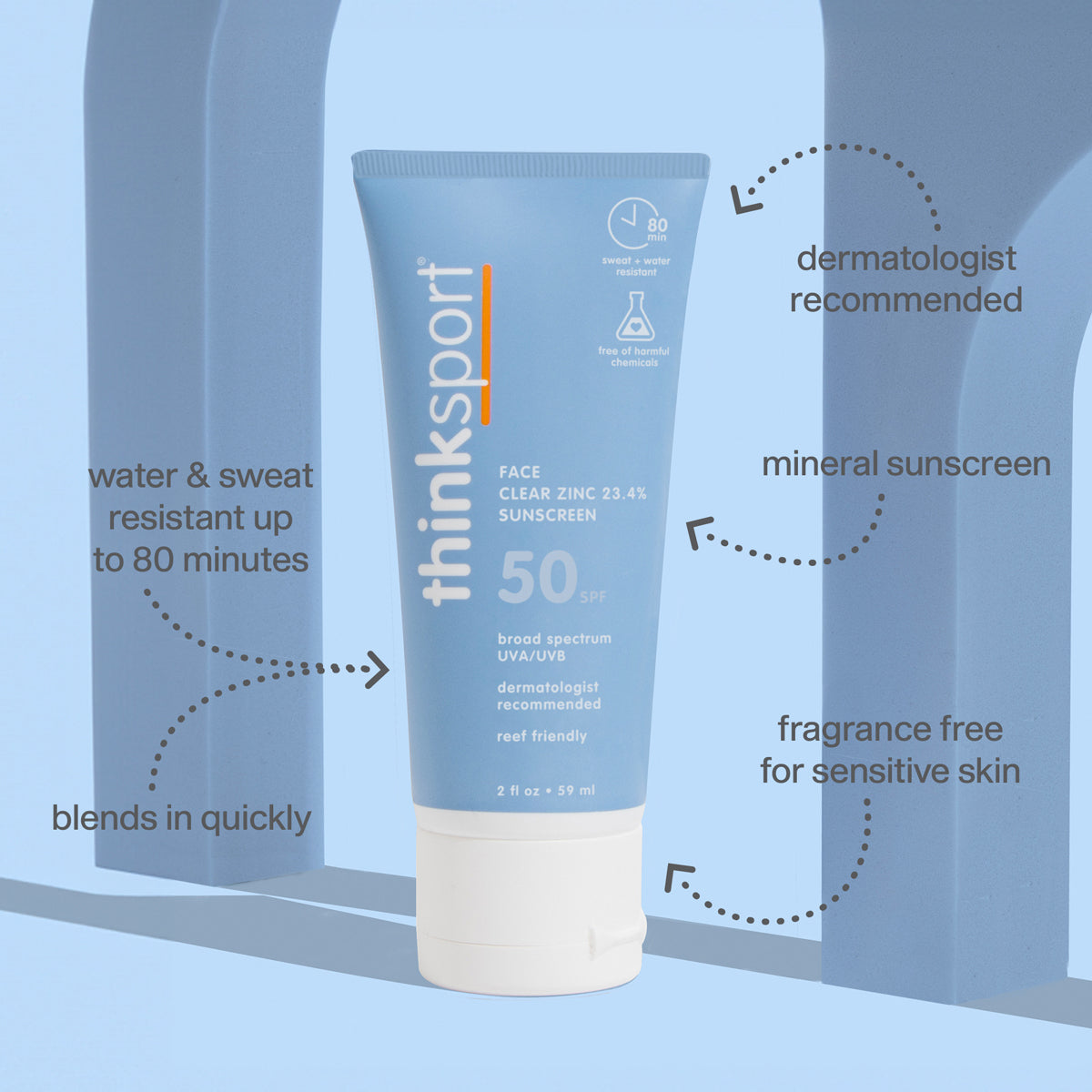 Thinksport Face Sunscreen - Thumbnail 4