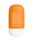 Orange and white roll-on bottle with label on a white background