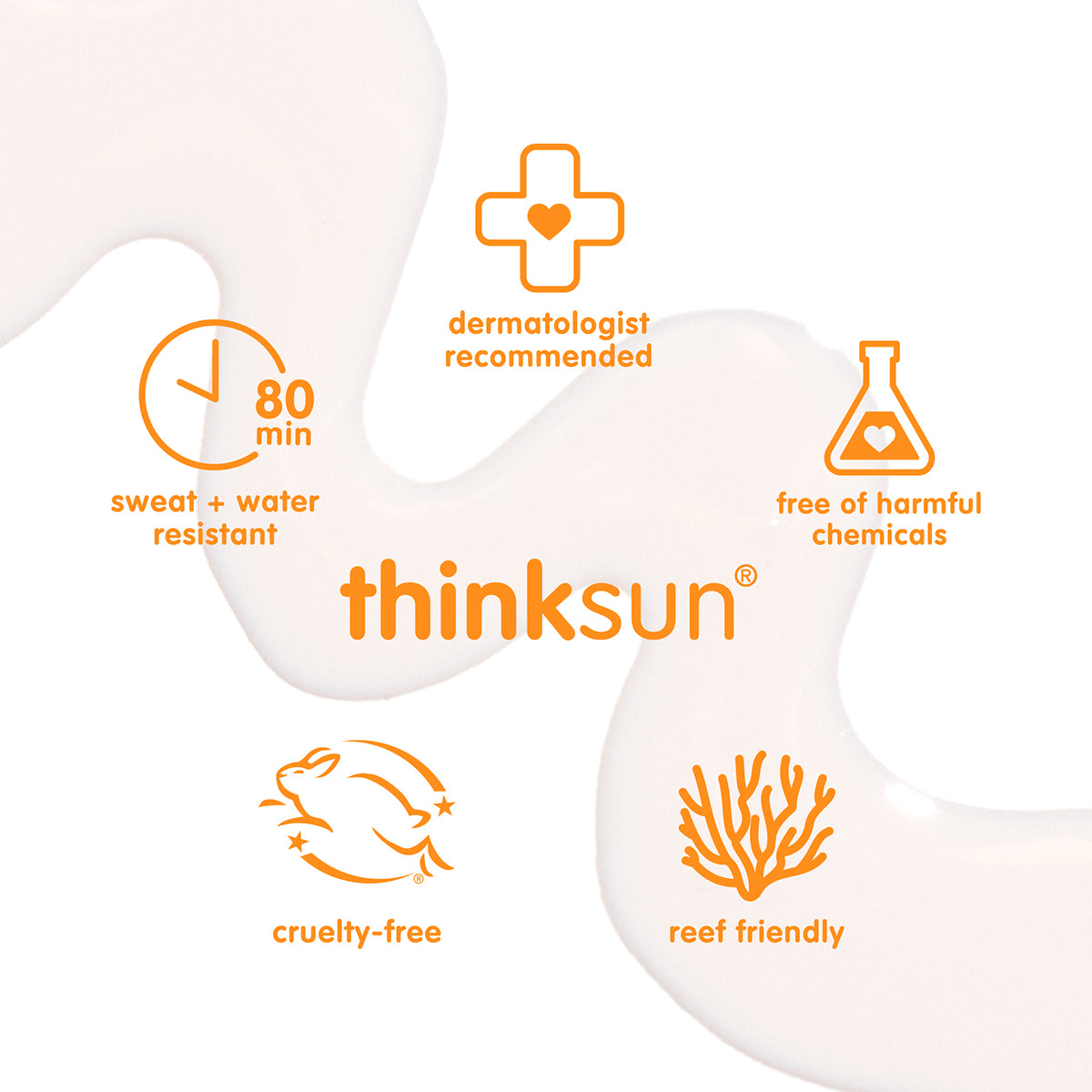 thinksun product with icons and text highlighting features on a white background