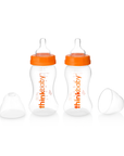 Twin Pack with Stage A Nipples (9oz)