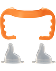 Converts Baby Bottle to Sippy Cup - Orange