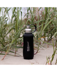 Thinksport Insulated Sports Bottle - 25oz (750ml) - Powder Coated - Black